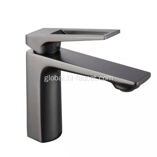 New Basin Mixer Tap Faucet Single Handle Brass Gun Grey Basin Faucet Supplier